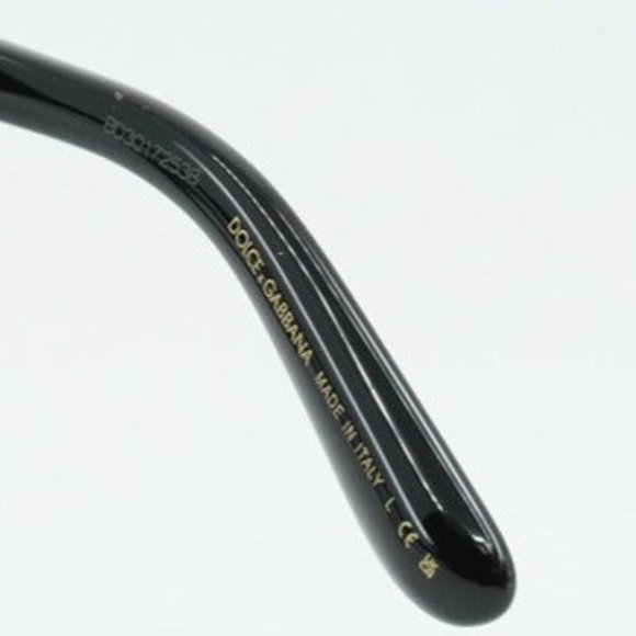 FINAL PRICE NEW DOLCE & GABBANA DG3353 501 BLACK 51MM EYEGLASSES - Picture 8 of 10